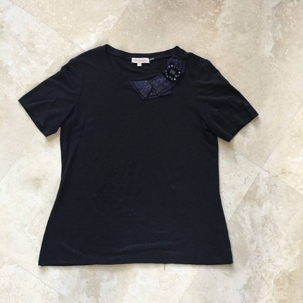 Black Tory Burch embellished sweater